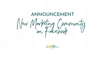 Announcement: New Marketing Community on Facebook